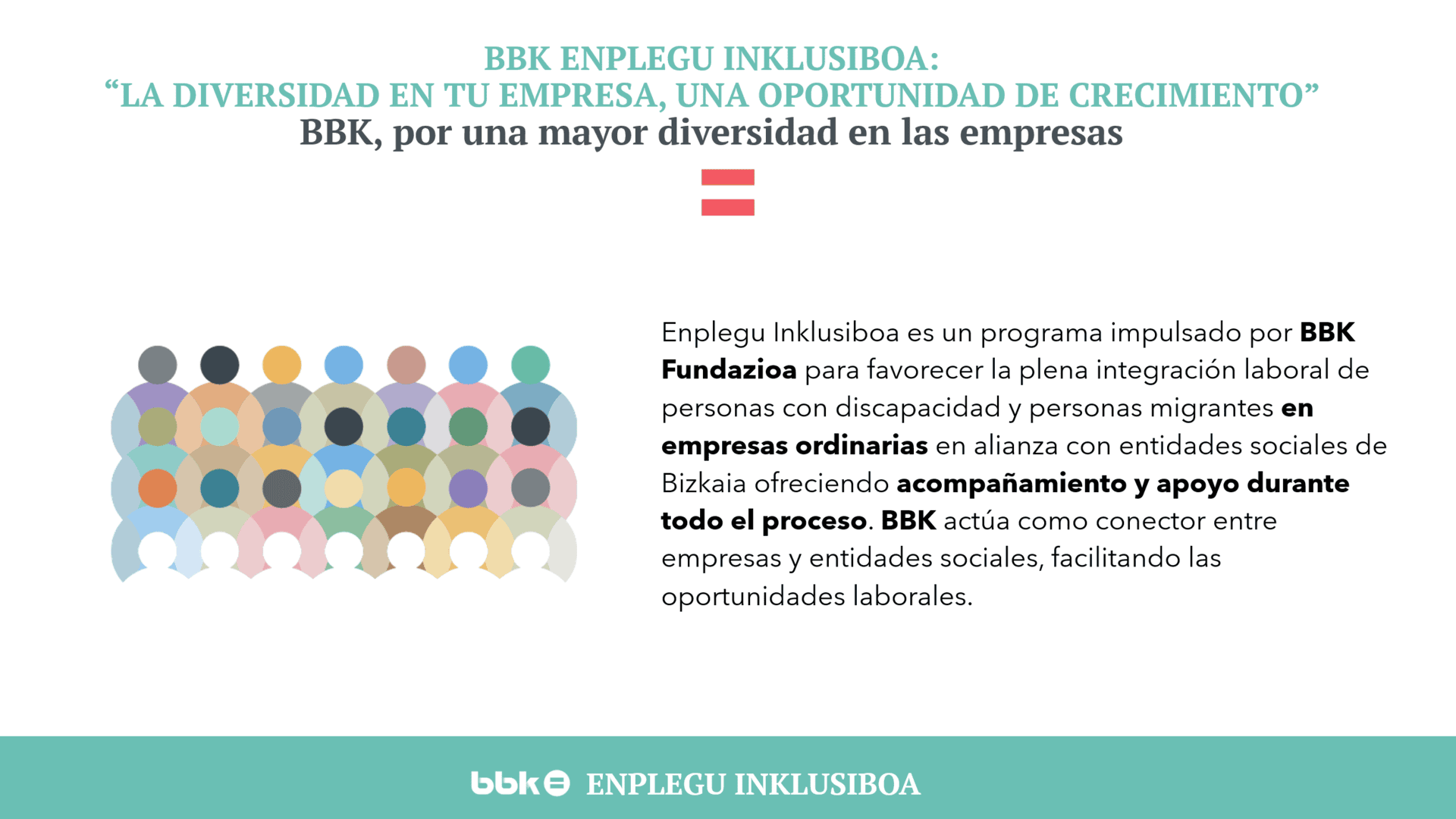 Empleo Inclusivo BBK: La diversidad en tu empresa, una oportunidad de crecimiento