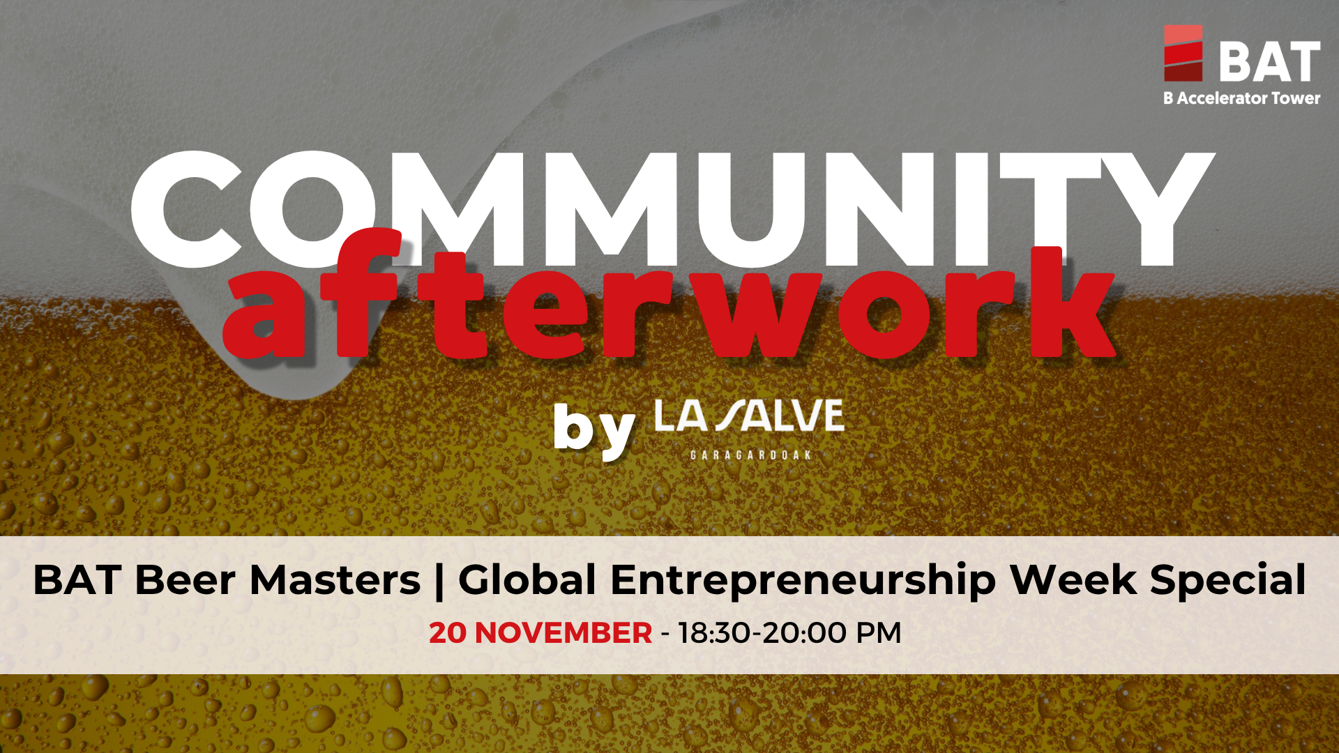 🍻 BAT Beer Masters | Global Entrepreneurship Week Special