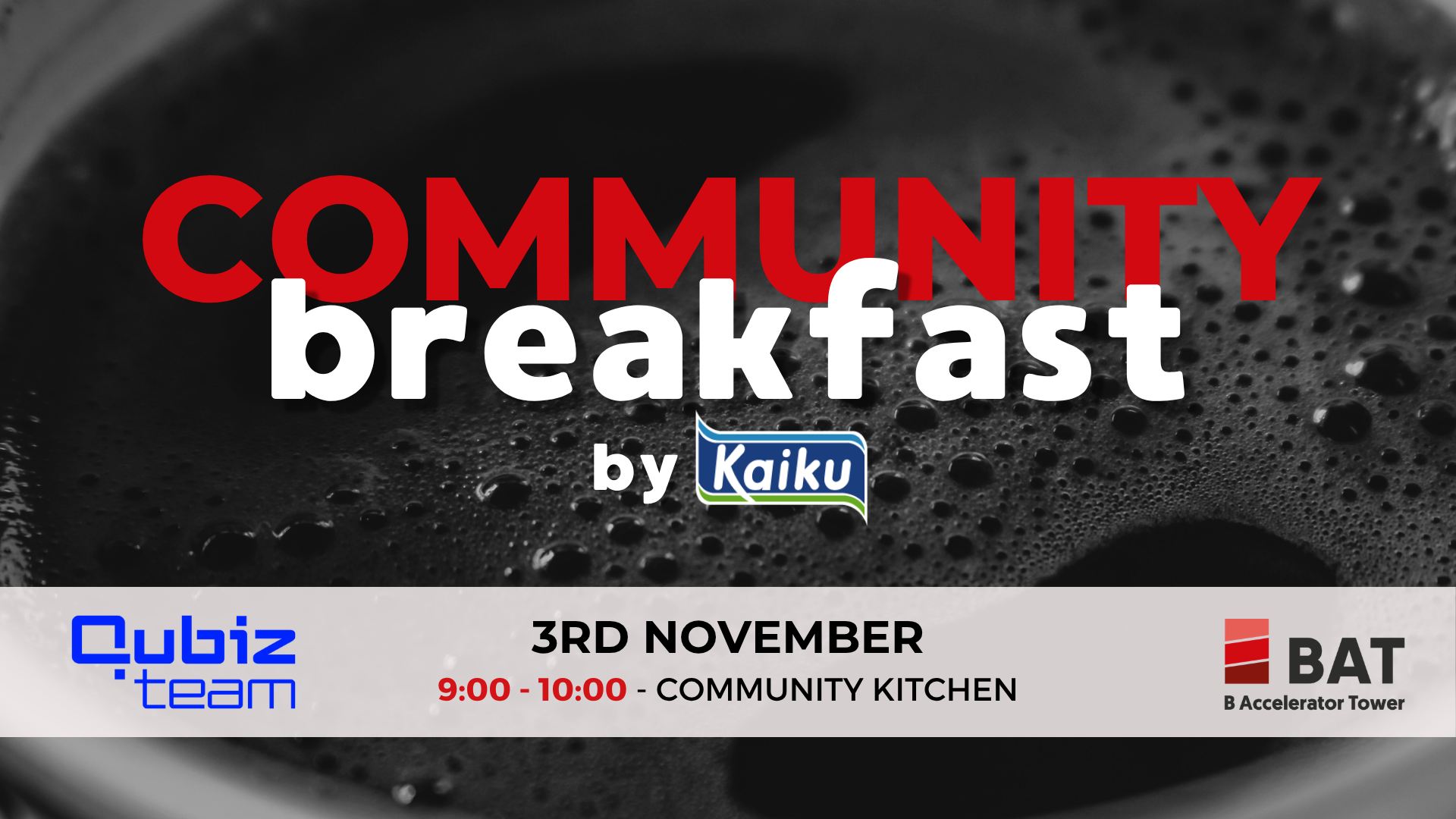 Community Breakfast by KAIKU: QUBIZ.team: acercando las tecnologías cuánticas a la industria