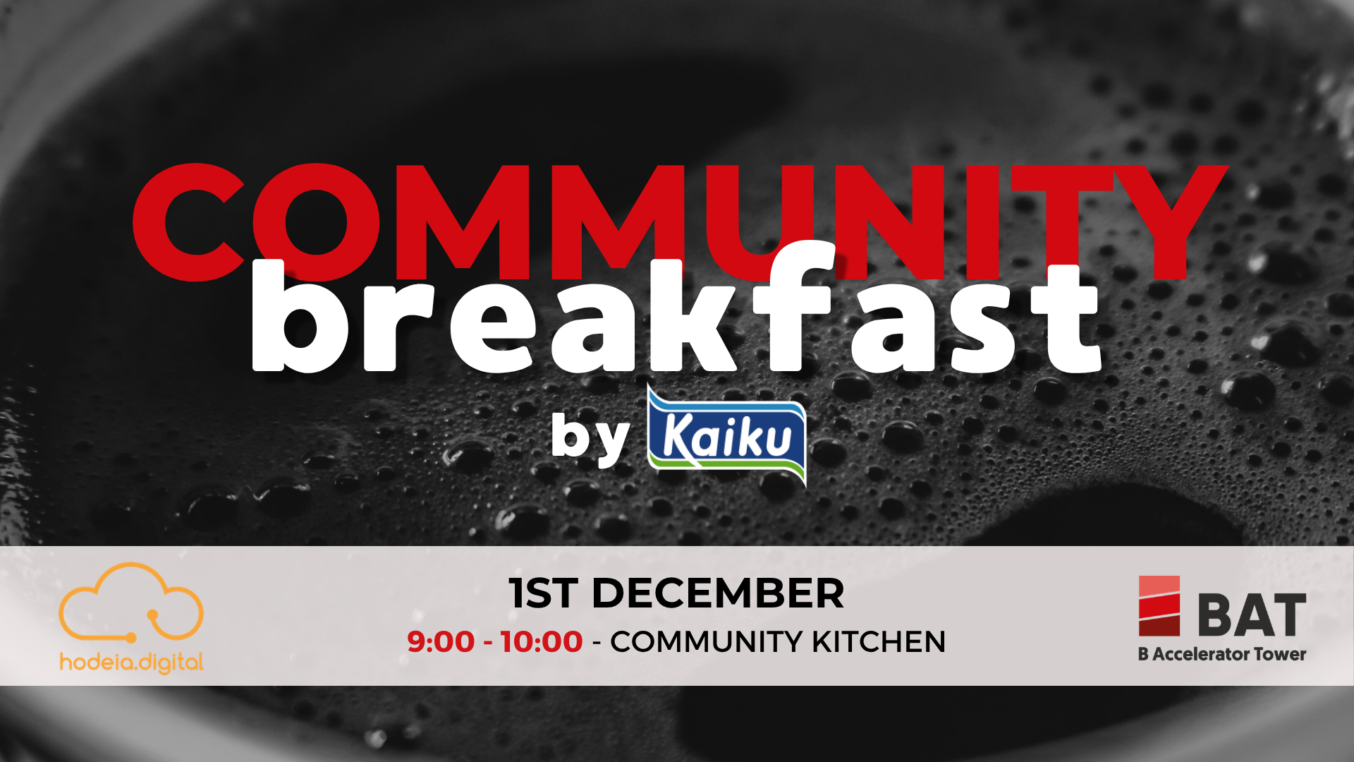 Community Breakfast by KAIKU: Hodeia Digital: impulsando la transformación digital desde BAT
