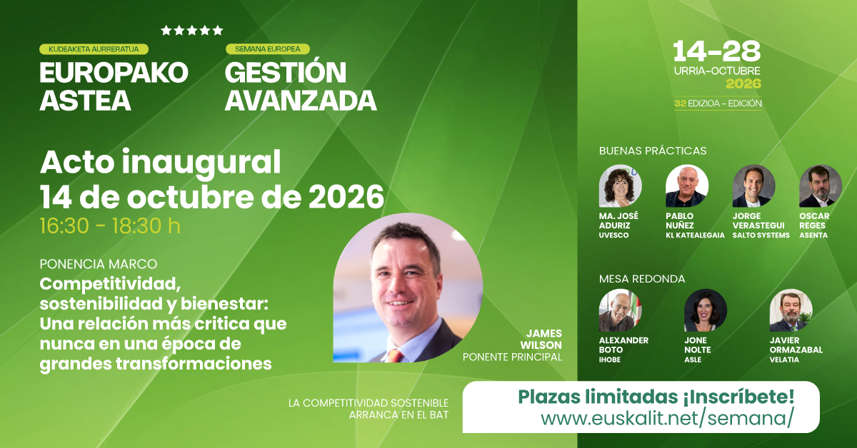 ACTO INAUGURAL SEMANA EUROPEA GESTIÓN AVANZADA